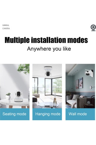 Qingmipy 1080p Hd İzleme Kamerası, 360 Açı Ayarlı, Kablosuz Wifi, İki Yönlü Konuşma, 10m İnfrakırmızı Gece Görüşü, Sessiz Motorlu Güvenlik Kamerası