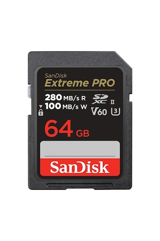 Sandisk 64gb Extreme Pro Sdxc Uhs-ıi Hafıza Kartı - C10, U3, V60,