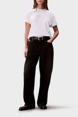 Calvin Klein Bayan T Shirt Lv047f806g Yaf Beyaz BEYAZ