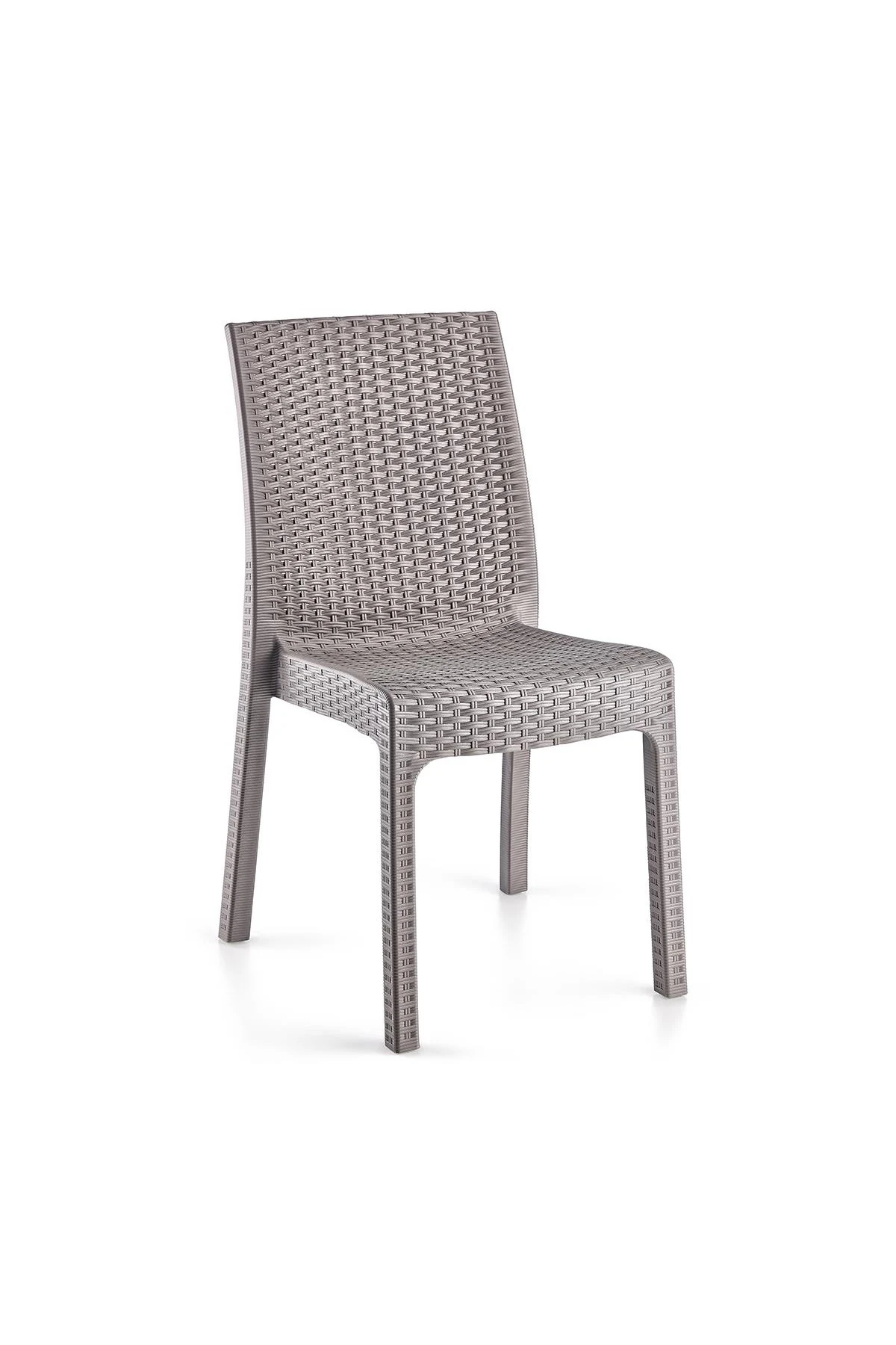 Holiday Deluxe Kolsuz Sandalye 2'li Set Gri