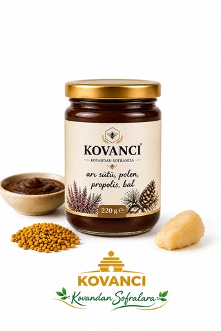 Arı Sütü Polen Propolis Bal Karışımı 220 G- Katkısız