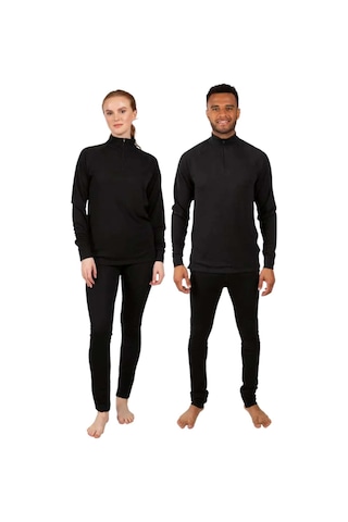 Trespass Trespass Unite360 - Adults Base Layer Set Unisex Siyah Içlik Set Blx Siyah
