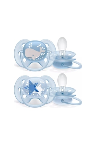Philips Avent Ultra Soft Emzik 6-18 Ay 2li Erkek Scf223/03 Çok Renkli