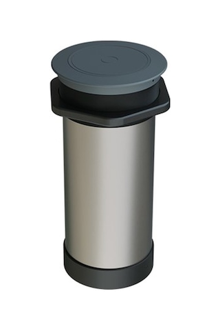 Metalline® Tower-line Bas-Aç Masaüstü Priz Kutusu Usb - Antrasit