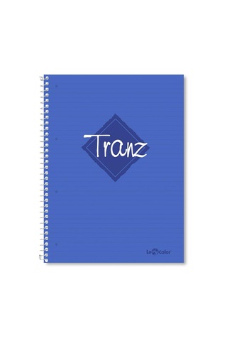 2012095 2 Tranz Pp Kapak 1.hamur Kağıt Spiralli Defter Çok Renkli