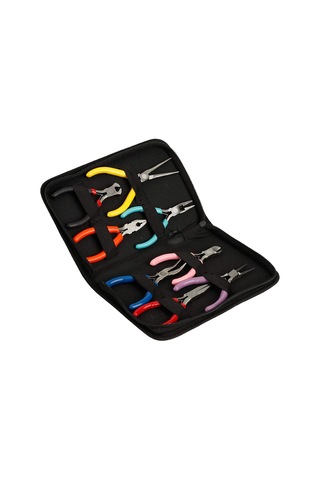 Jialan 8 Adet/takım Çelik Mini Pense Uzun Yuvarlak Düz Burun