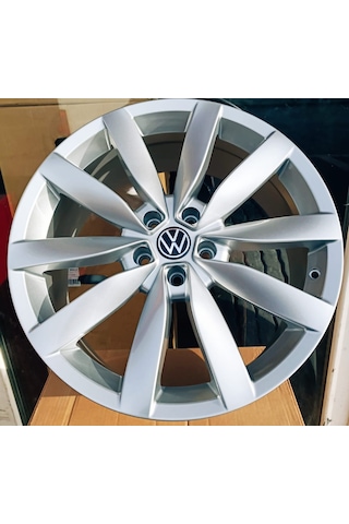 Lugano Jant 8.0x18 5x112 18 İnç Et.42 Cb:57.1 Silver Jant Vw Seat Skoda Jantı 1 Takım 4 Adet