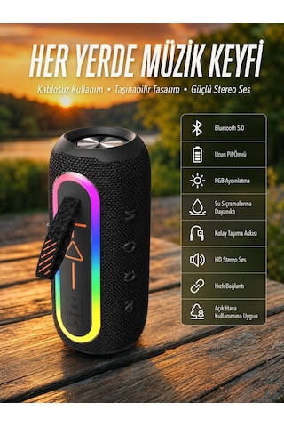 Kablosuz Bluetooth Hoparlör Taşınabilir Çoklu Bağlantılı Özelliği - 550