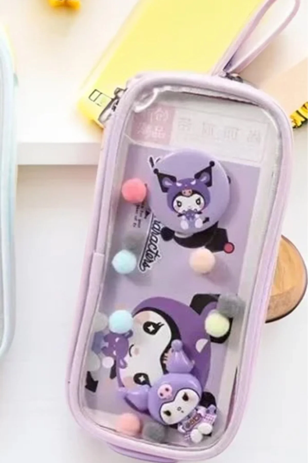 Sevimli Kuromi Ve My Melody Kalem Kutusu Mor