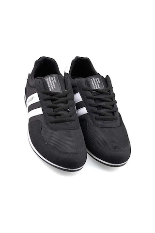 Nesilshoes Jagulep 2202 Siyah Beyaz Anorak Erkek Spor Siyah&beyaz