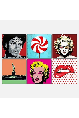 Tink Popart2 Desenli Pvc Karo Diğer