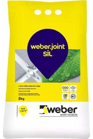 Weber Joint Sil Silikonlu Derz 5 KG Açık Gri