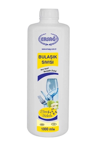 Ersağ Elma Kokulu Bulaşık Sıvısı 1 L + Boş Aparat