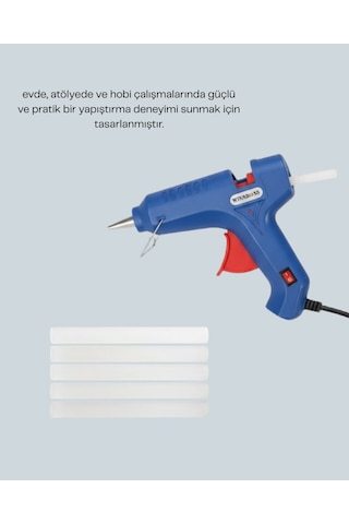 Hepsi 40w Sıcak Silikon Tabancası 5 Silikon Hediyeli Dayanıklı Tasarım Najmaddin