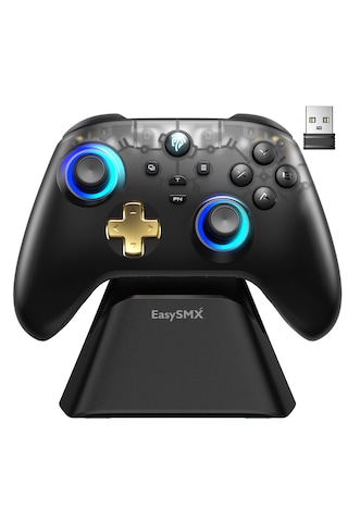 Easysmx D05 - Kablosuz Gamepad - Hall Effect Stick - Siyah