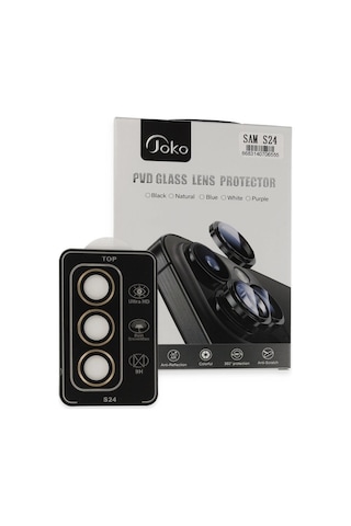 Joko Samsung Galaxy Uyumlu S24 Pvd Metal Kamera Lens - Gold