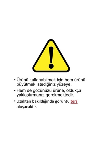 Küçük Yakın Büyüteci Lup Büyüteç