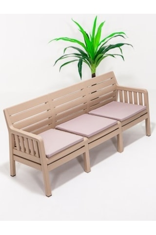 Lara 3'lü Koltuk Balkon&teras Bahçe Koltuk / Cappucino Bej