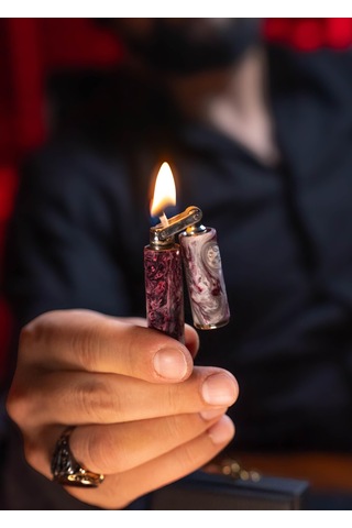 Caka Odkka Phantom El Yapımı Ortadan Kırılan Benzinli Gemici Muhtar Çakmağı - Pirinç Mor