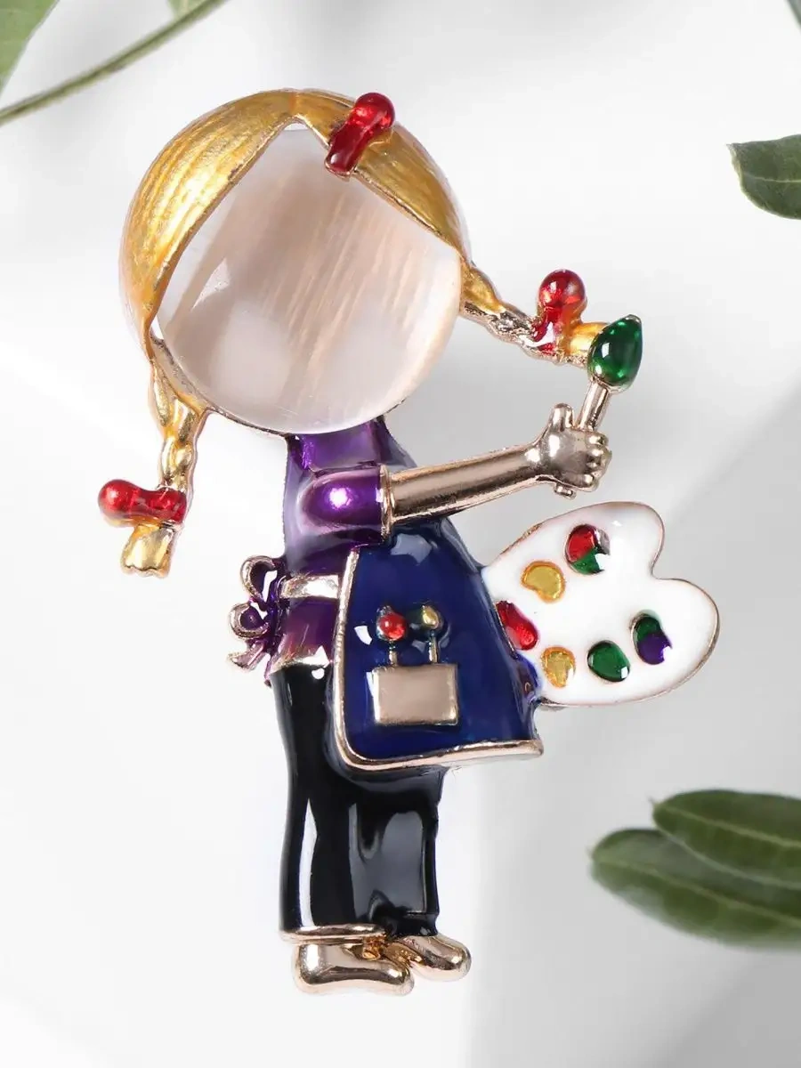 Queen Fair Kadınlarda Orijinal Broş 19888568 Siyah