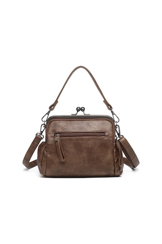 Smart Bags Yıkama Deri Burslu Postacı Kadın Çantası 21-k Barcelona 1903-7 Kahve