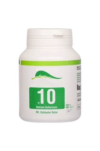 Schüssler Tuzları Actomins Nr 10 Natrium Sulfuricum 400 Tablet Schüssler Tuzları Actomins Nr 10 Natrium Sulfuricum 400 Tablet