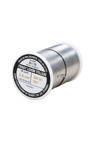 30/70 500 Gr 1,6 Mm Lehim Teli 30/70 500 Gr 1,6 Mm Lehim Teli