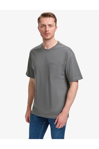 Pierre Cardin Erkek Antrasit Tişört Basic 50325300-vr006
