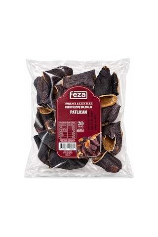 Feza Kurutulmuş Dolmalık Patlıcan 40 Adet 20 Li 2 Paket