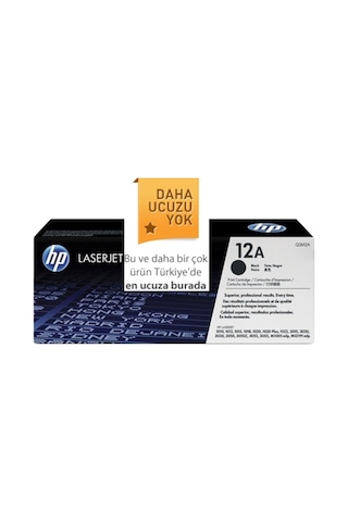 Hp 12A Siyah Toner Q2612A - Faturali Ürün 484133779 Hp 12A Siyah Toner Q2612A - Faturali Ürün 484133779
