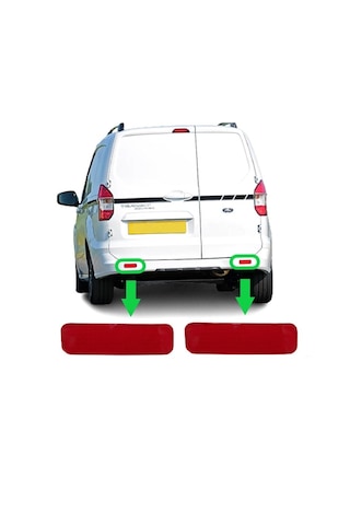 Ford Courier Arka Tampon Reflektörü Sağ-Sol Takım