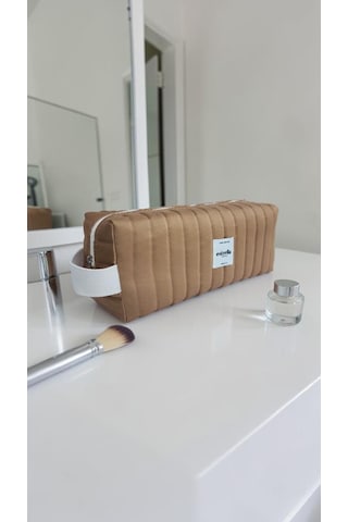 Estrella Paris Seul Dy-son Airwrap Ve Tüm Saç Şekillendiriciler İçin Xl Boy Çanta Seyahat Çantası Camel