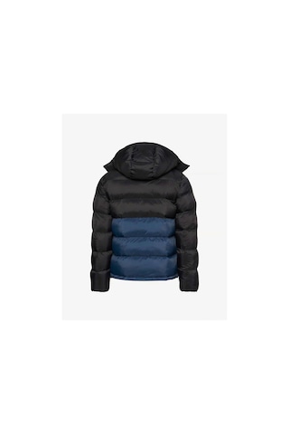 Calvin Klein Jeans Uzun Kollu Naylon Renk Bloklu Şişme Erkek Ceket Lv04rd527g-ub1 Siyah