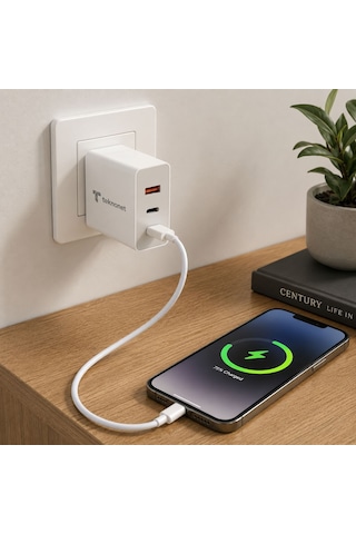 Ultra Şarj Adaptörü 50w Type-c Hızlı Şarj Aleti Samsung S22 S23 S24 S25 Ultra İphone 15 16 17 Pro Max Uyumlu Şarj Cihazı