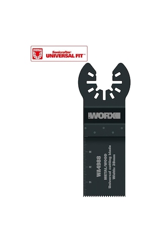 Worx Wa4988 Çok Amaçlı Raspalama Makinası İçin 28x40mm Metal, Ahşap, Fiberglas, Pvc Universal Kesme Bıçağı Fr Wa4988
