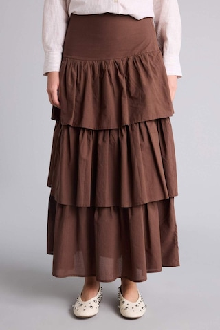 Defacto A Kesim Vual Maxi Etek H0012ax26spbn316 Kahve-bn316