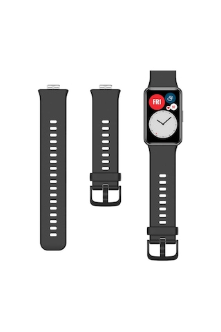 Huawei Watch Fit Krd-43 Silikon Kordon-Siyah