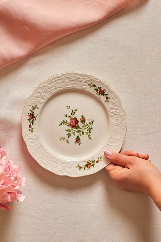Karaca Vintage Rose Pasta Tabağı 20 Cm Çok Renkli