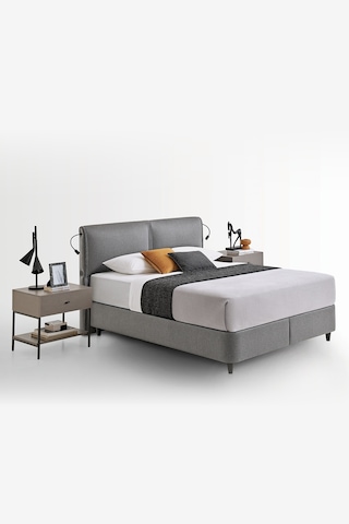 Yataş Adapt Rest 2'li Baza, Başlık Set - Gri 100x200 Cm