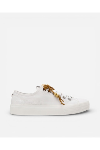 Steve Madden Doubles Wht Canvas Kadın Wht Canvas Sneakers Doubles Beyaz