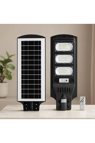Jenerik 300w 6500k Solar Sokak Lambası Sensörlü