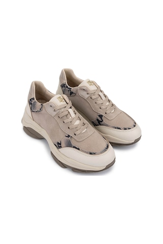 Tamer Tanca Kadın Hakiki Deri Bej Süet Sneakers & Spor Ayakkabı 154 3382 Bn Ayk Sk25-26 Bej Suet Bej