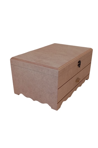 Çekmeceli, Kapaklı Bölmeli Kutu