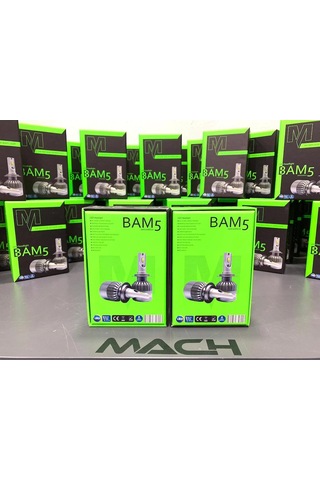 Mach Bam5 9006 Led Xenon Şimşek Etkili 6400 Lm