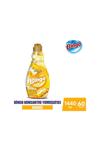 Soft Konsantre Çamaşır Yumuşatıcısı Nergis 4 x 1440 ML