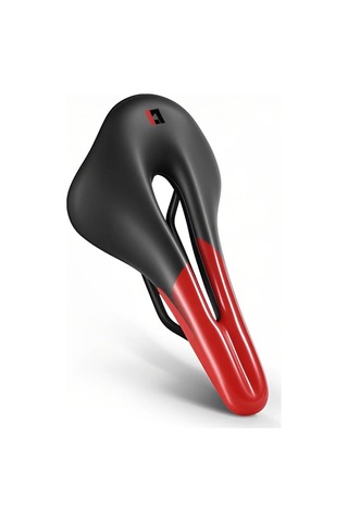 Jeemson West Bıkıng Ergonomik Bisiklet Seli - Yüksek Esneklikli, Havalandırmalı Yol Bisikleti Jantı - Kırmızı-siyah 250x145mm Çok Renkli