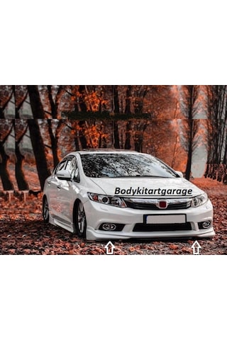 Honda Civic Fb7 Ön Tampon Eki-boyasız-fiberglass