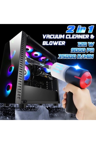 Jms 2 İn 1 Akülü Hava Üfleyici Mini Elektrikli El Süpürgesi