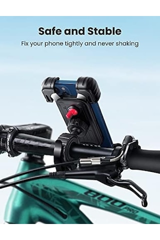 Bisiklet Telefon Montaj Motosiklet Telefon Tutucu Bisiklet Dağ Motosiklet Gidon Standı 13 Pro Max 12 11 Xs Xr 8+ 7 6, Galaxy S22 S21 S20 A71 A51 Piksel İle Uyumlu