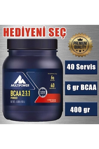 Multipower Bcaa Powder 400 Gram Kiraz Aromalı Premium Kalite